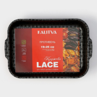 Противень &laquo;Хозяюшка&raquo;, 19&times;25 см, h=6 см, антипригарное покрытие, цвет бордовый