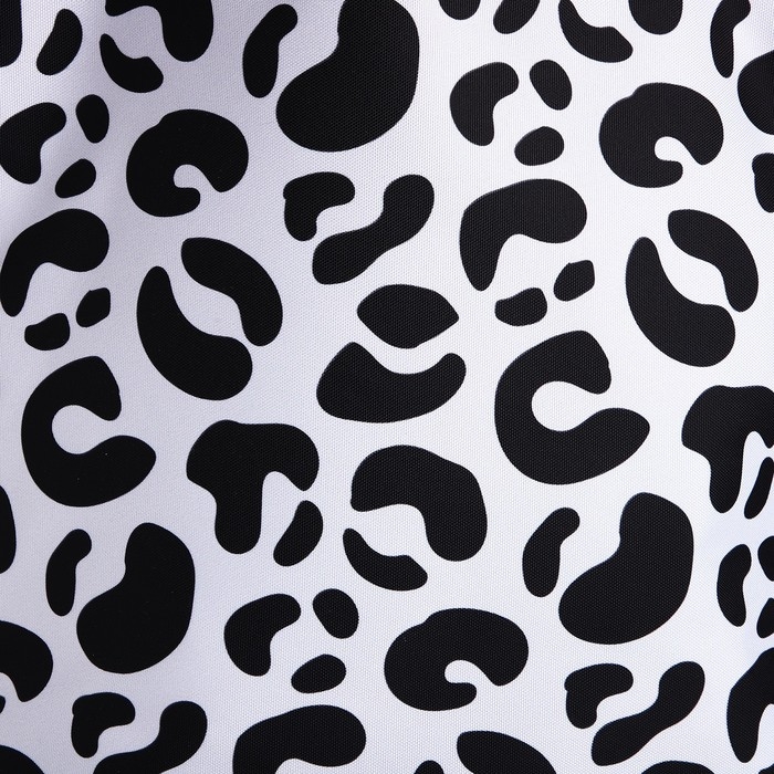 Шопер Леопард, 40х12х38, цвет чёрный Шопер Леопард, 40х12х38, цвет чёрный