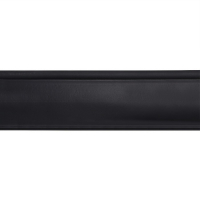 Лента бордюрная, 0,11 &times; 10 м, толщина 1 мм, пластиковая, чёрная, KANTA