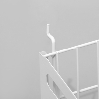 Корзина 26&times;19&times;16 на перфорацию, цвет белый