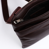 Сумка мужская через плечо TEXTURA, искусственная кожа, цвет коричневый Сумка мужская через плечо TEXTURA, искусственная кожа, цвет коричневый