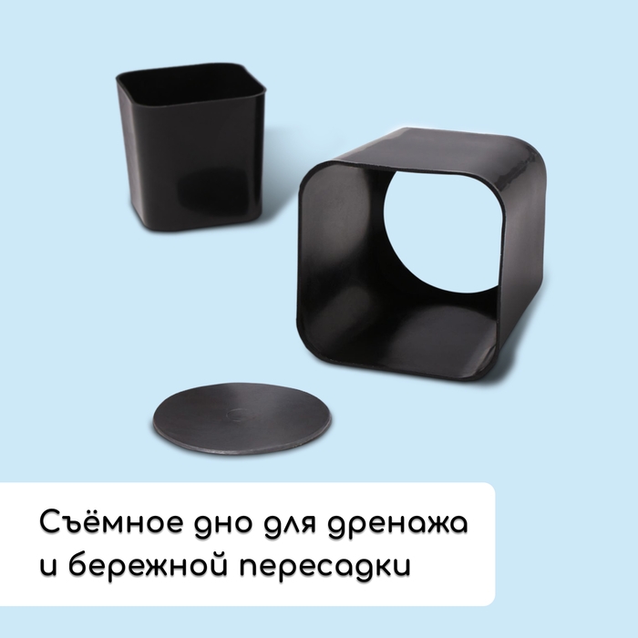 Набор для рассады: стаканы по 300 мл (12 шт.), поддон 43 &times; 18 см, МИКС, Greengo