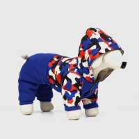 Комбинезон "Go-Иди" с утяжкой, размер 10 (ДС 25, ОГ 34, ОШ 24 см), синий/камуфляж Комбинезон "Go-Иди" с утяжкой, размер 10 (ДС 25, ОГ 34, ОШ 24 см), синий/камуфляж