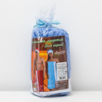 Комплект для сауны Снегурочка (юбка 80х150, вареж, шапка), махра 190г/м&sup2; 100% хлопок