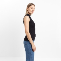 Майка женская, цвет чёрный, размер 44 (M) Майка женская, цвет чёрный, размер 44 (M)