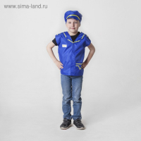 Карнавальный костюм "Пилот самолёта", фуражка, жилет, 4-6 лет, рост 110-122 см Карнавальный костюм "Пилот самолёта", фуражка, жилет, 4-6 лет, рост 110-122 см