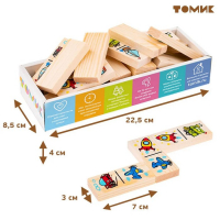 Домино &laquo;Транспорт&raquo;, плашка: 7 &times; 3 &times; 1 см