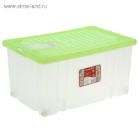 Ящик для хранения с крышкой Darel-box, 56 л, 60&times;40&times;31 см, цвет МИКС