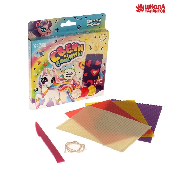 Свеча своими руками. Свечи из вощины &laquo;Любовь&raquo;, набор для творчества