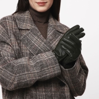 Перчатки женские, безразмерные, без утеплителя, цвет хаки Перчатки женские, безразмерные, без утеплителя, цвет хаки