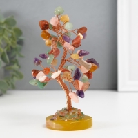 Сувенир бонсай "Денежное дерево" разноцветный 60 камней 5,5х5,5х15,5 см Сувенир бонсай "Денежное дерево" разноцветный 60 камней 5,5х5,5х15,5 см