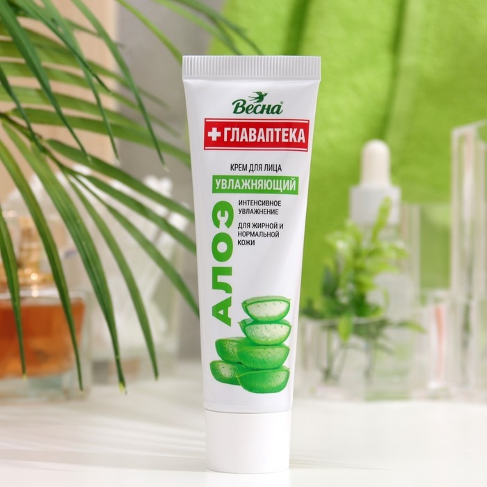 Крем для лица Крем для лица "Весна", алоэ, с колпачком Puch-o, 45 мл