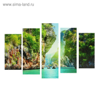 Картина модульная на подрамнике "Грод" 2-25*52 см, 2-25*66,5 см, 1-25*80 см   80*140 см