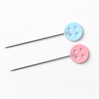 Булавки для квилтинга &laquo;Пуговки&raquo;, 46 мм, 100 шт, цвет разноцветный