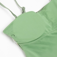 Купальник женский слитный Basic MINAKU цвет зелёный, размер 46