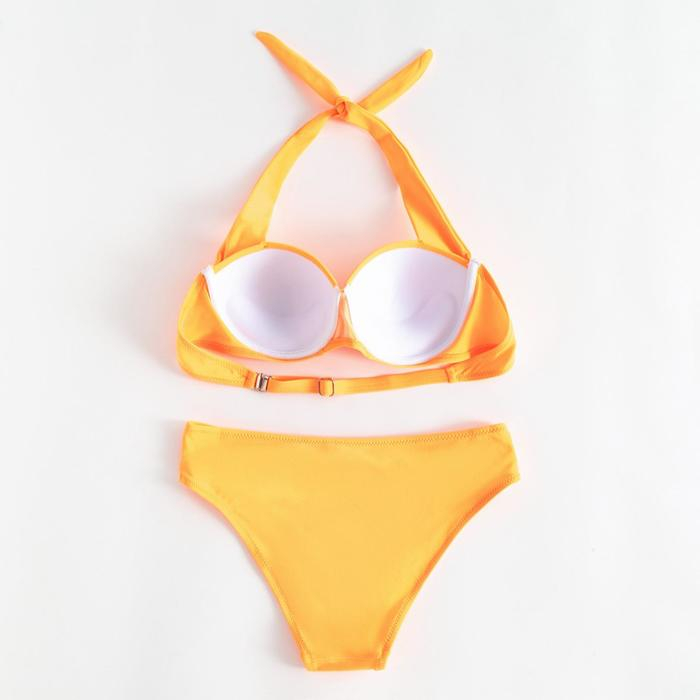 Купальник женский раздельный MINAKU Купальник женский раздельный MINAKU "Classic", размер 42, цвет оранжевый