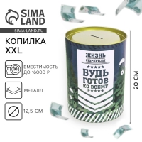 Копилка XXL &laquo;НЗ&raquo;, 20 х 12,5 см