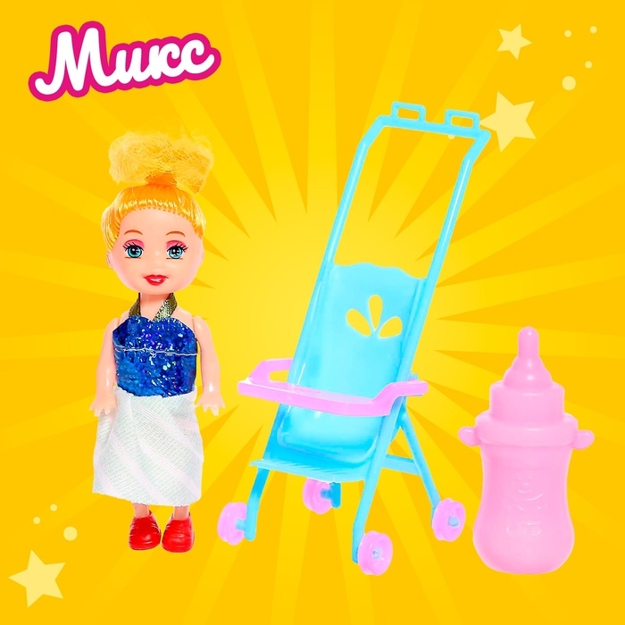 Кукла малышка &laquo;Ева&raquo; с аксессуарами, МИКС