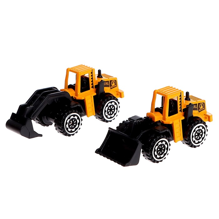 Парковка &laquo;Стройплощадка&raquo;, с 2 металлическими машинами