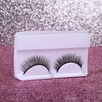 Ресницы накладные &laquo;Взгляд&raquo;, 11 мм, без клея, цвет чёрный