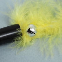 Игрушка-дразнилка для кошек "Хвост", с бубенчиком, 23 см, жёлтая Игрушка-дразнилка для кошек "Хвост", с бубенчиком, 23 см, жёлтая