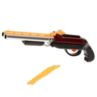 Детское оружие Ружьё пневматическое «Двустволка», стреляет силиконовыми пулями, цвета МИКС Детское оружие Ружьё пневматическое «Двустволка», стреляет силиконовыми пулями, цвета МИКС