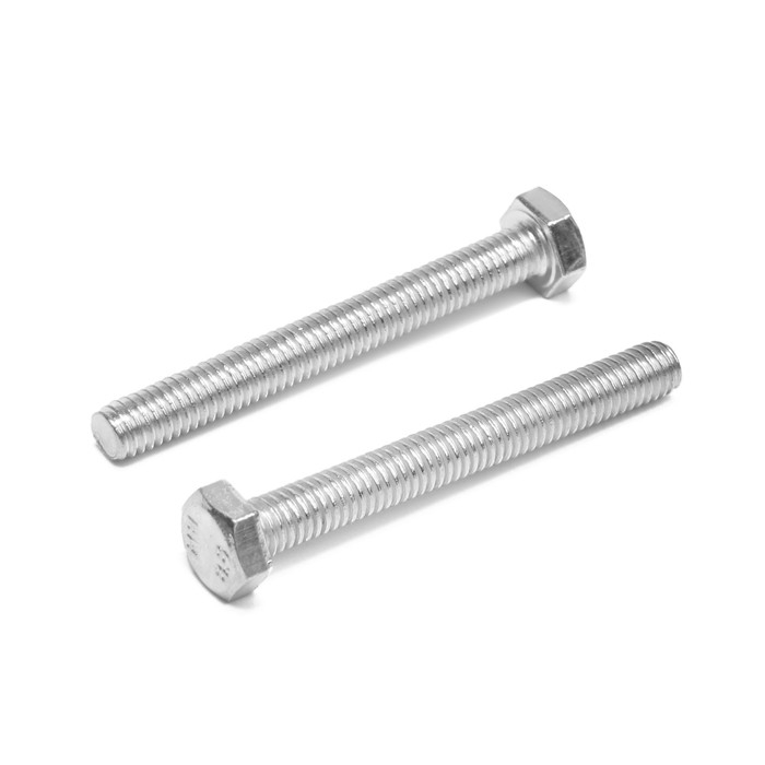 Болт ТУНДРА, оцинкованный, DIN 933, класс прочности 8.8, М6х50 мм, 5 кг Болт ТУНДРА, оцинкованный, DIN 933, класс прочности 8.8, М6х50 мм, 5 кг