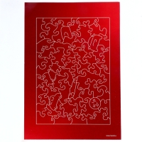 Пазл деревянный фигурный «Машинка», 61 элементов Пазл деревянный фигурный «Машинка», 61 элементов