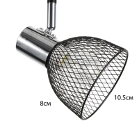 Светильник "Мэдока" 4х60Вт Е14 черный/хром 80х10х19,5см