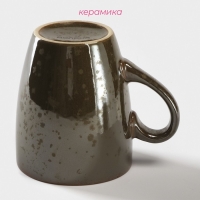 Кружка керамическая Доляна &laquo;Норди&raquo;, 340 мл, цвет коричневый