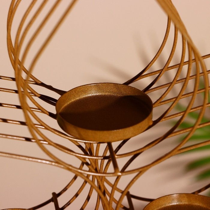 Подсвечник "Апп" металл 25х23,5 см