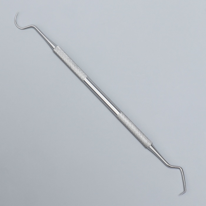 Кюретка двусторонняя, удлинённая, 16,3 см, цвет серебристый Кюретка двусторонняя, удлинённая, 16,3 см, цвет серебристый