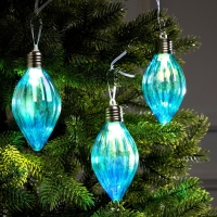 Набор елочных шаров "Северное сияние", d=7 см, 3 LED, 3 шт, батарейки AG13x9 (нет в комплекте), свечение тёплое белое Набор елочных шаров "Северное сияние", d=7 см, 3 LED, 3 шт, батарейки AG13x9 (нет в комплекте), свечение тёплое белое