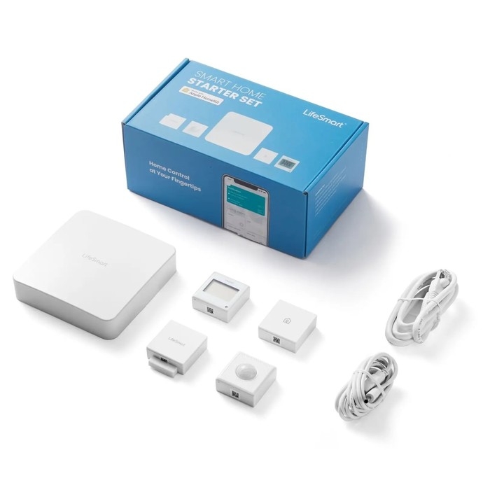 Комплект умного дома Lifesmart Starter KIT LS215, 5 устройств, до 400м, 100-240 В, CR2450 Комплект умного дома Lifesmart Starter KIT LS215, 5 устройств, до 400м, 100-240 В, CR2450