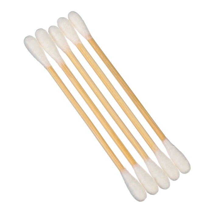 Ватные палочки, коробка 100 шт., бамбук