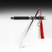 Сувенирное оружие подвесное мини "Меч в стиле аниме", брелок, 21 см, чёрный Сувенирное оружие подвесное мини "Меч в стиле аниме", брелок, 21 см, чёрный