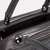 Сумка-саквояж на молнии, цвет серый