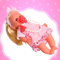 Пупс функциональный &laquo;Анечка&raquo;, пьёт, писает, с набором аксессуаров, со стульчиком для кормления