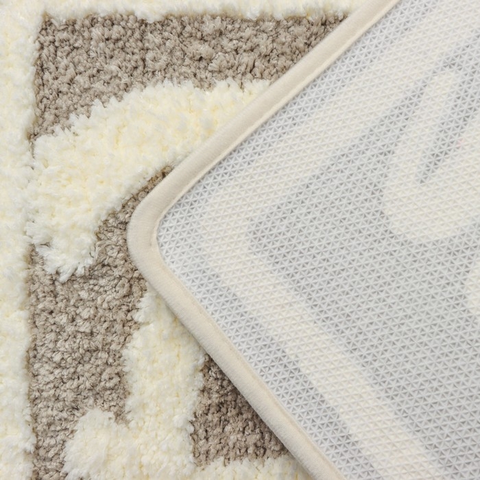 Коврик для ванной и туалета SAVANNA &laquo;Bath&raquo;, 40&times;60 см, цвет бежевый