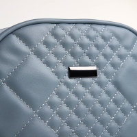 Сумка женская кросс-боди на молнии, цвет серо-голубой Сумка женская кросс-боди на молнии, цвет серо-голубой