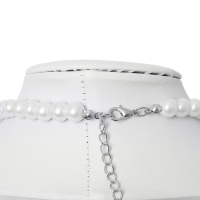 Бусы &laquo;Классик&raquo; шар №8,14, цвет белый, L= 40 см