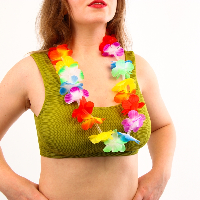 Гавайское ожерелье световое «Охана», 3 режима подсветки Гавайское ожерелье световое «Охана», 3 режима подсветки