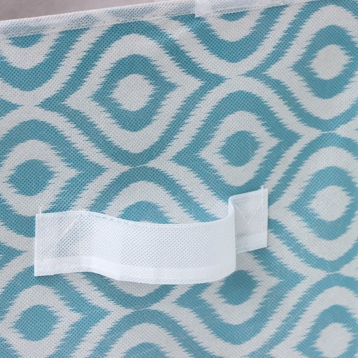 Короб для хранения Доляна &laquo;Лагуна&raquo;, 27&times;27&times;27 см, цвет бирюзовый