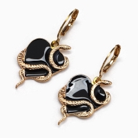 Серьги новогодние &laquo;Счастья в новом году&raquo;, 4 х 1,7 см