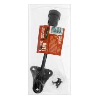 Фиксатор дверной LOCKLAND, "козья ножка", цвет черный Фиксатор дверной LOCKLAND, "козья ножка", цвет черный