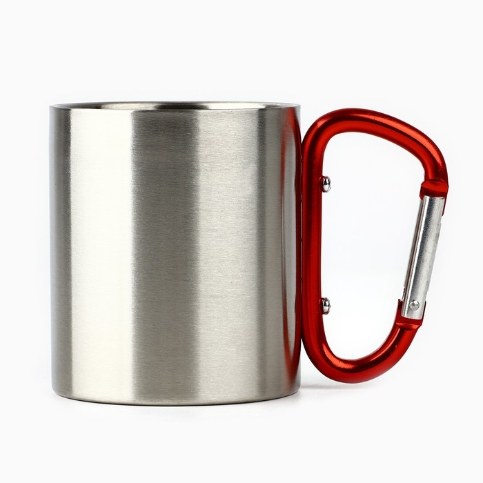 Кружка туристическая с карабином &laquo;Счастье в горах&raquo;, 180 мл