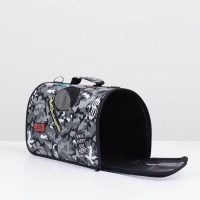 Сумка-переноска каркасная "Камуфляж", размер L, 53 х 21 х 29 см Сумка-переноска каркасная "Камуфляж", размер L, 53 х 21 х 29 см