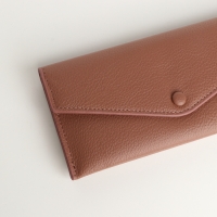 Кошелёк женский на кнопке, цвет коричневый Кошелёк женский на кнопке, цвет коричневый