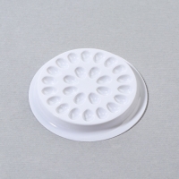 Палетка (лунка) для смешивания клея, набор - 40 шт, 4,8 × 0,5 см, цвет белый Палетка (лунка) для смешивания клея, набор - 40 шт, 4,8 × 0,5 см, цвет белый