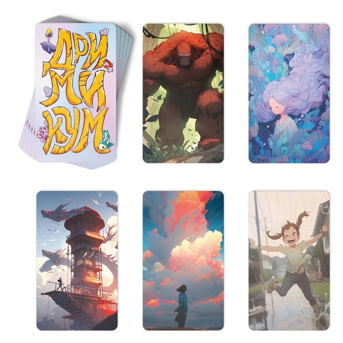 Настольная игра &laquo;Дримикум. Аниме&raquo; , 80 карт, 10+